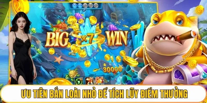 Ưu tiên bắn loài nhỏ để tích lũy điểm thưởng